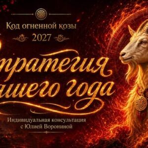Стратегия вашего года. Инд.Консультация с Ю.Ворониной